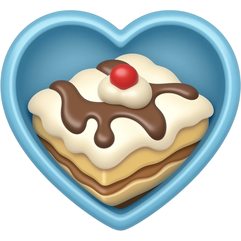 🩵 with tiramisù inside emoji