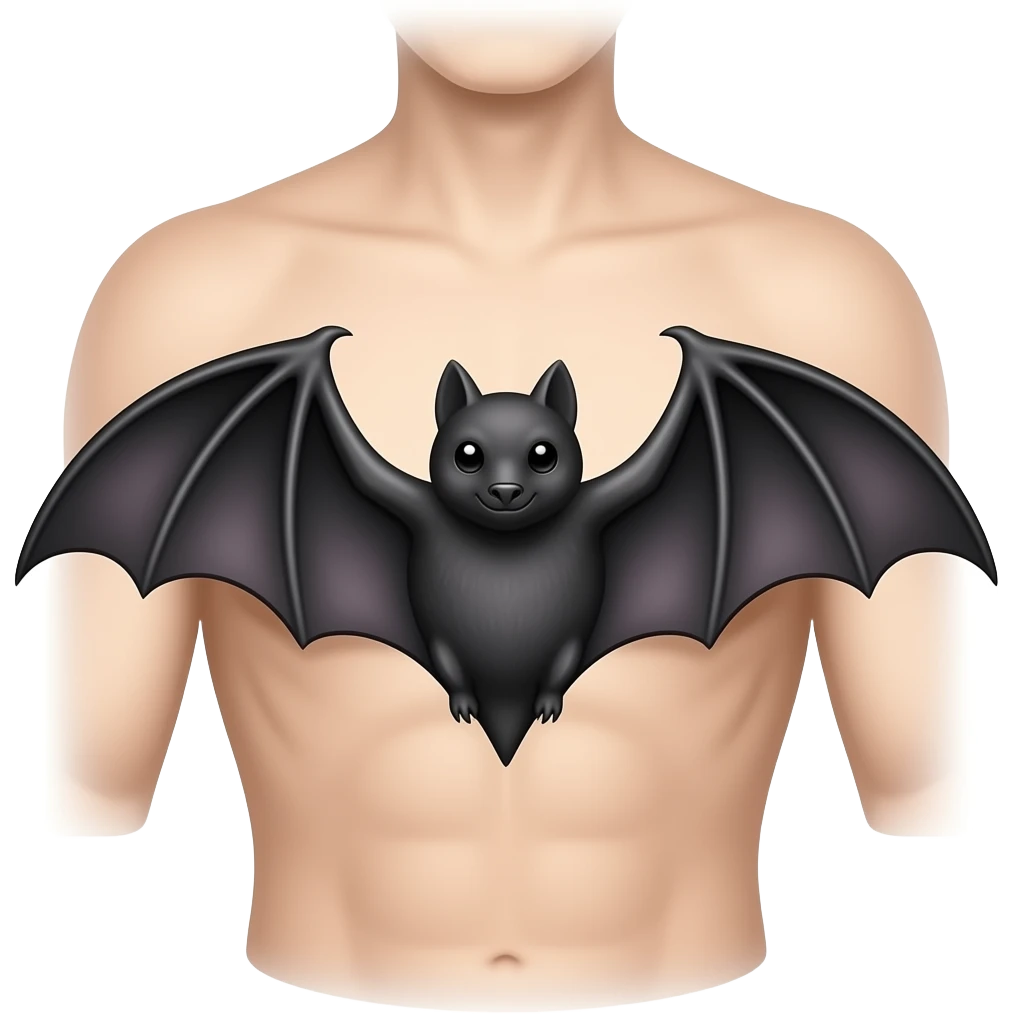 Bat tattoo emoji