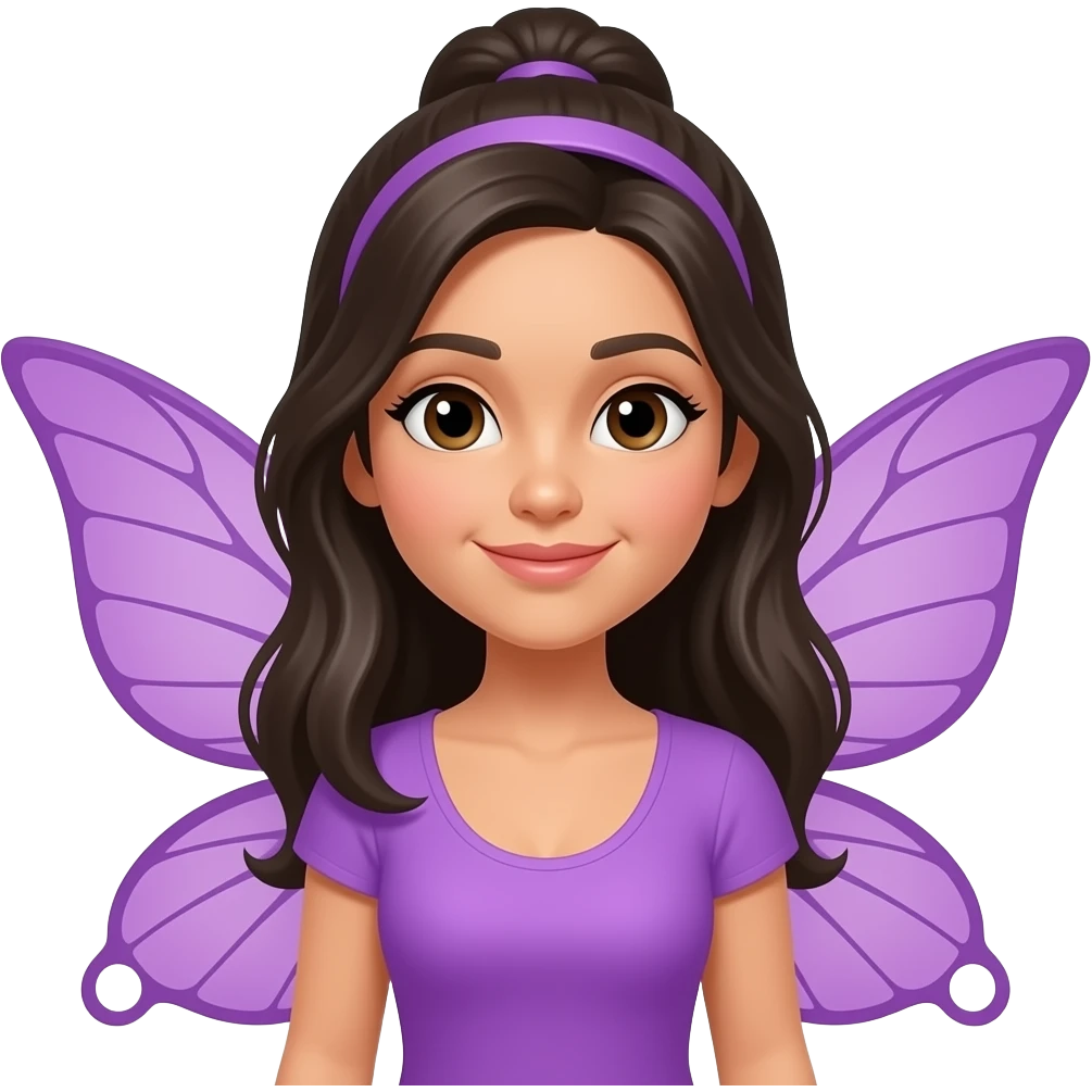 fairy purple latina emoji