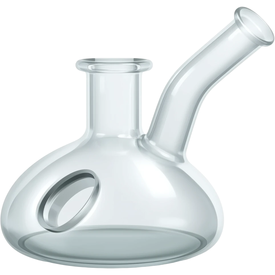 Glass meth pipe emoji
