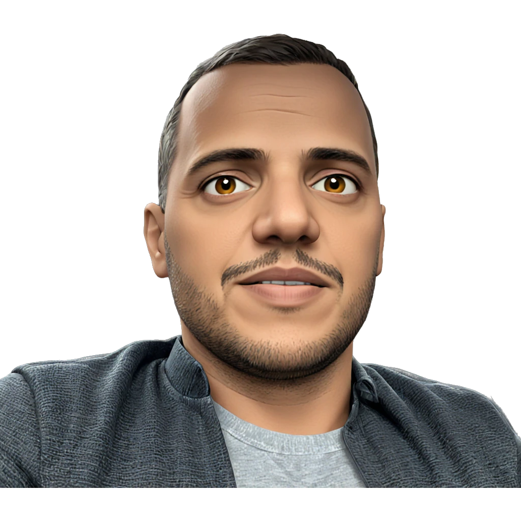 introspective male in car emoji