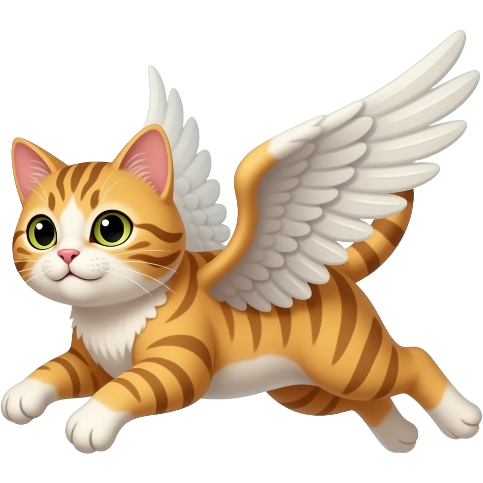 Cat fly emoji
