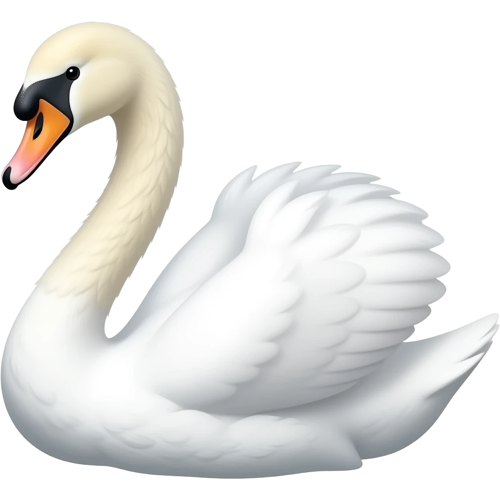 White swan emoji emoji