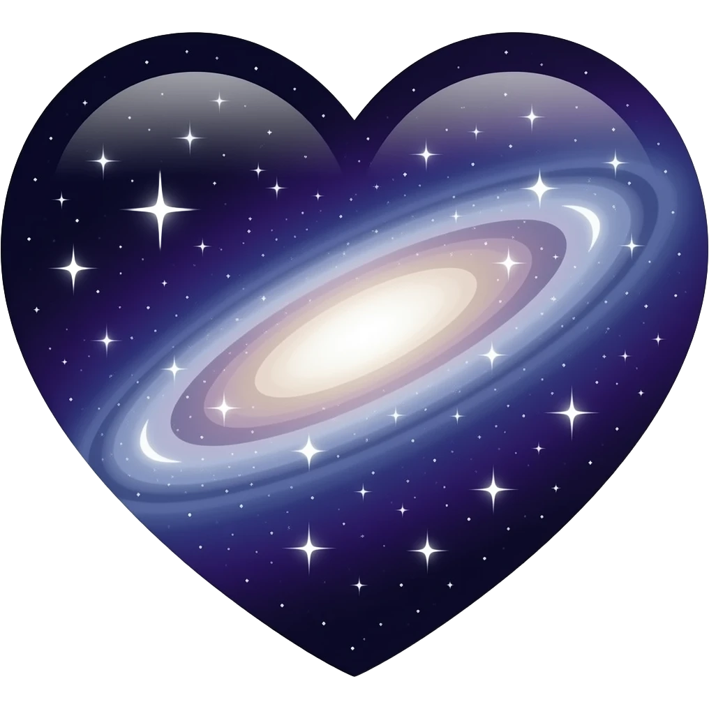 Corazon galáctico emoji