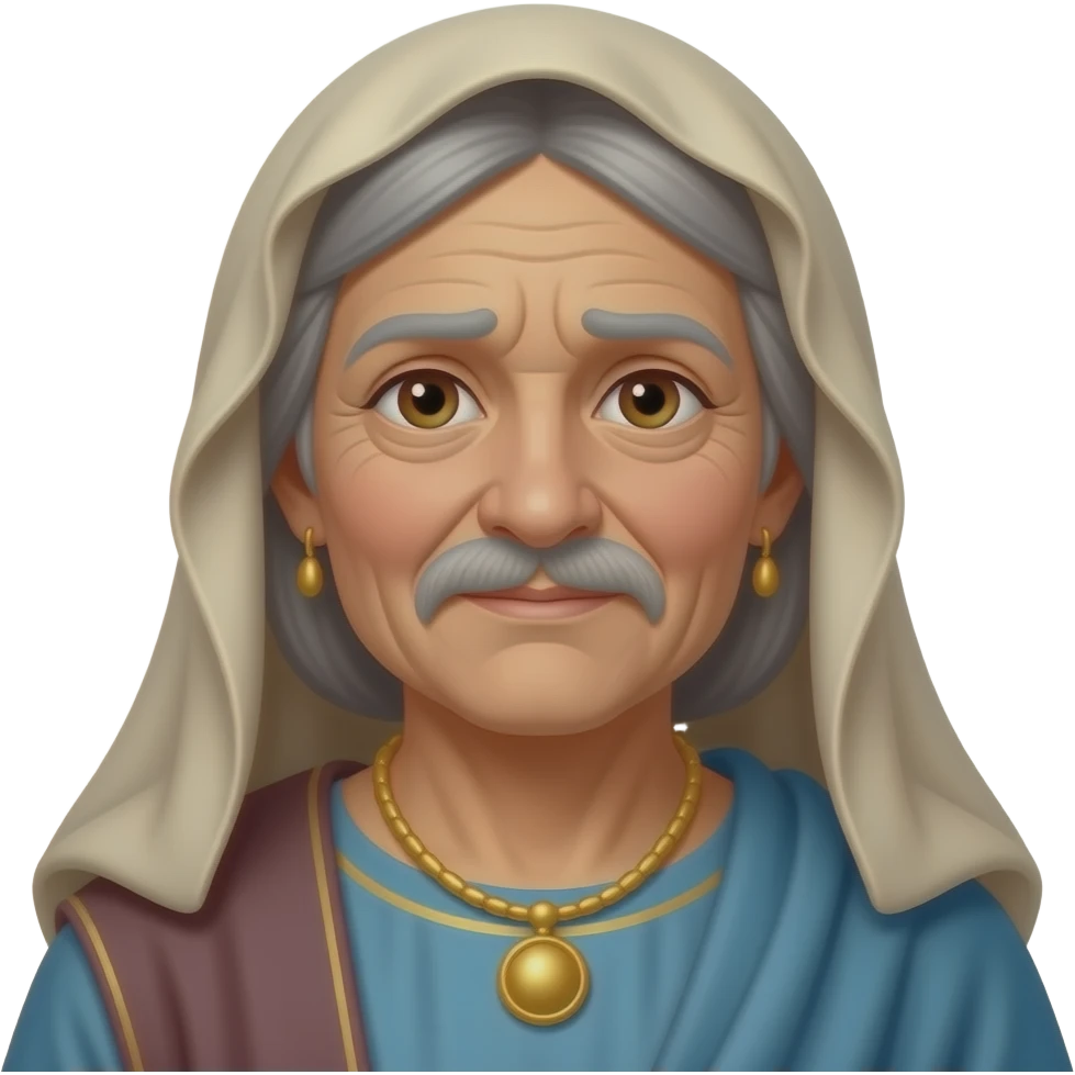 A poor old woman from biblical times emoji