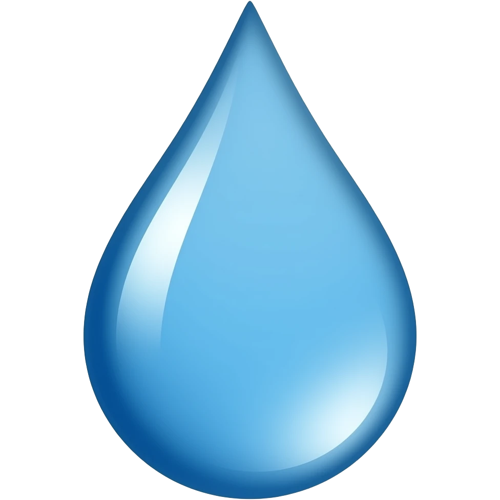 Water droplet emoji