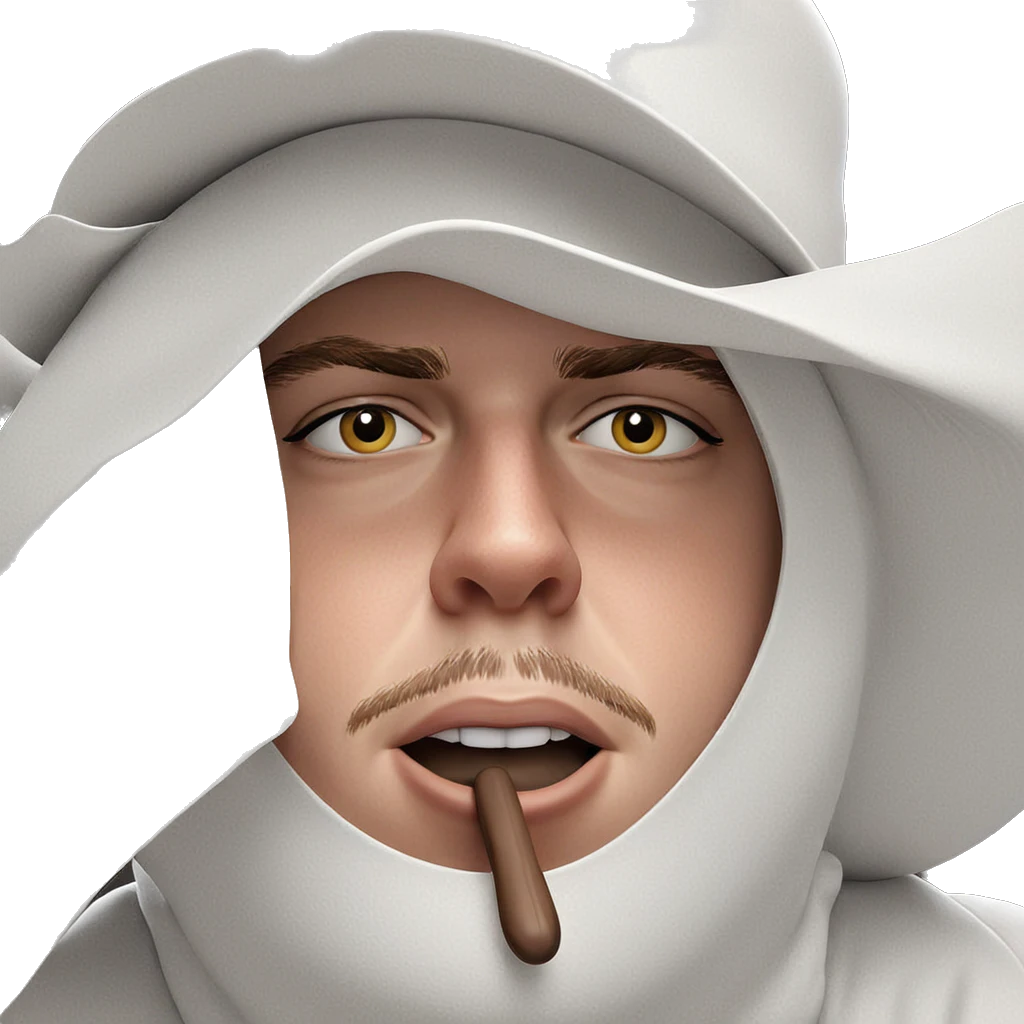 boy in hat portrait emoji