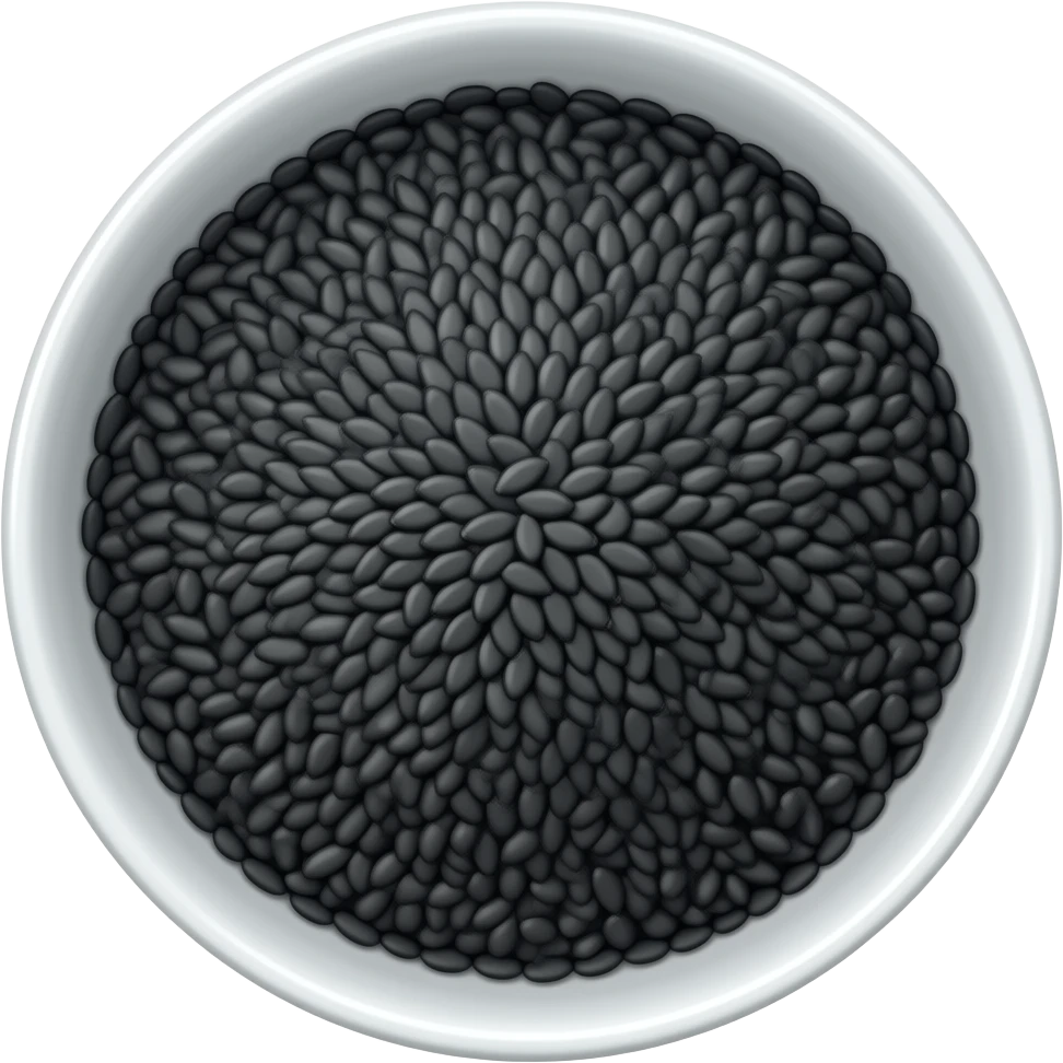black seasema seeds emoji