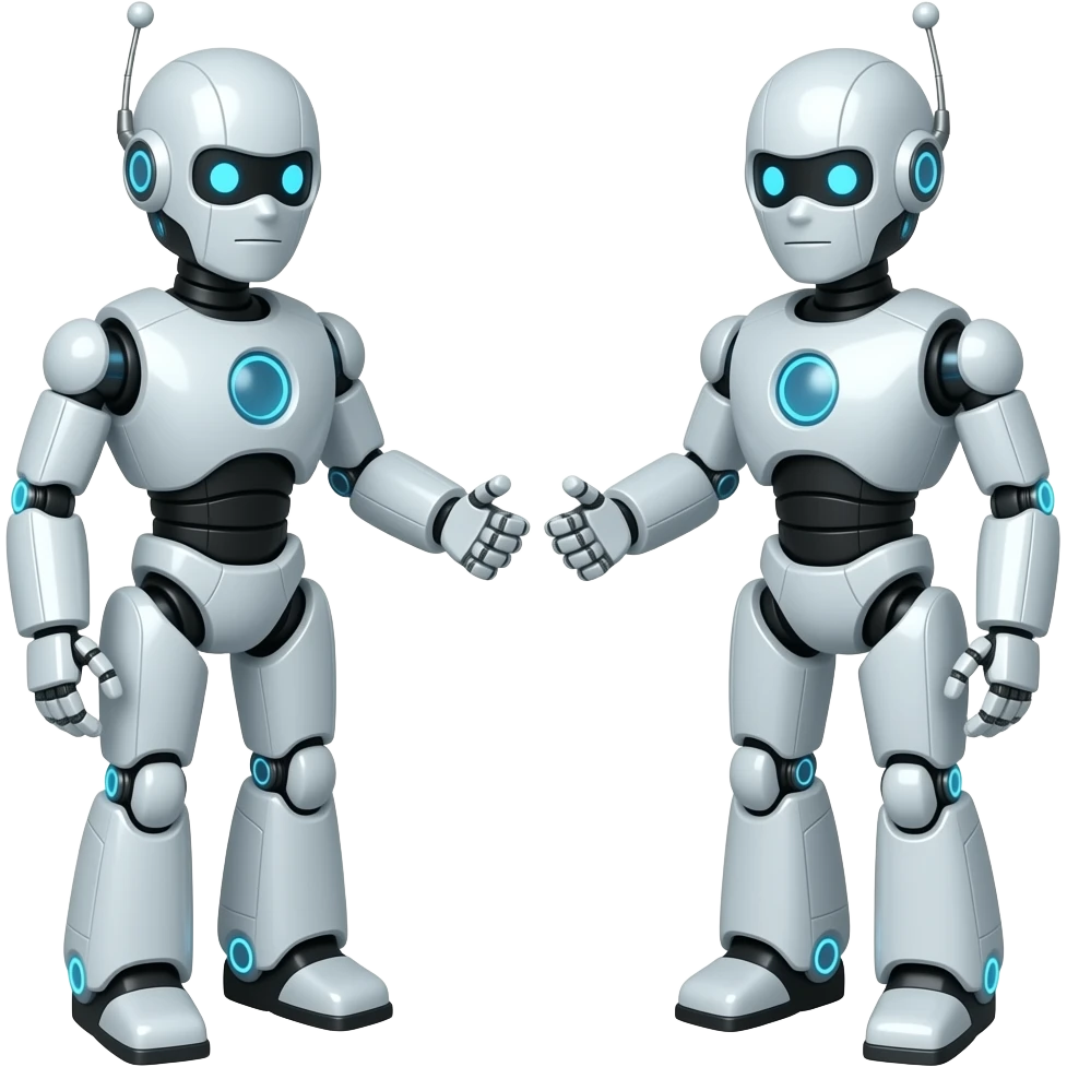 but your opponent turns out to be a flawless robot? emoji