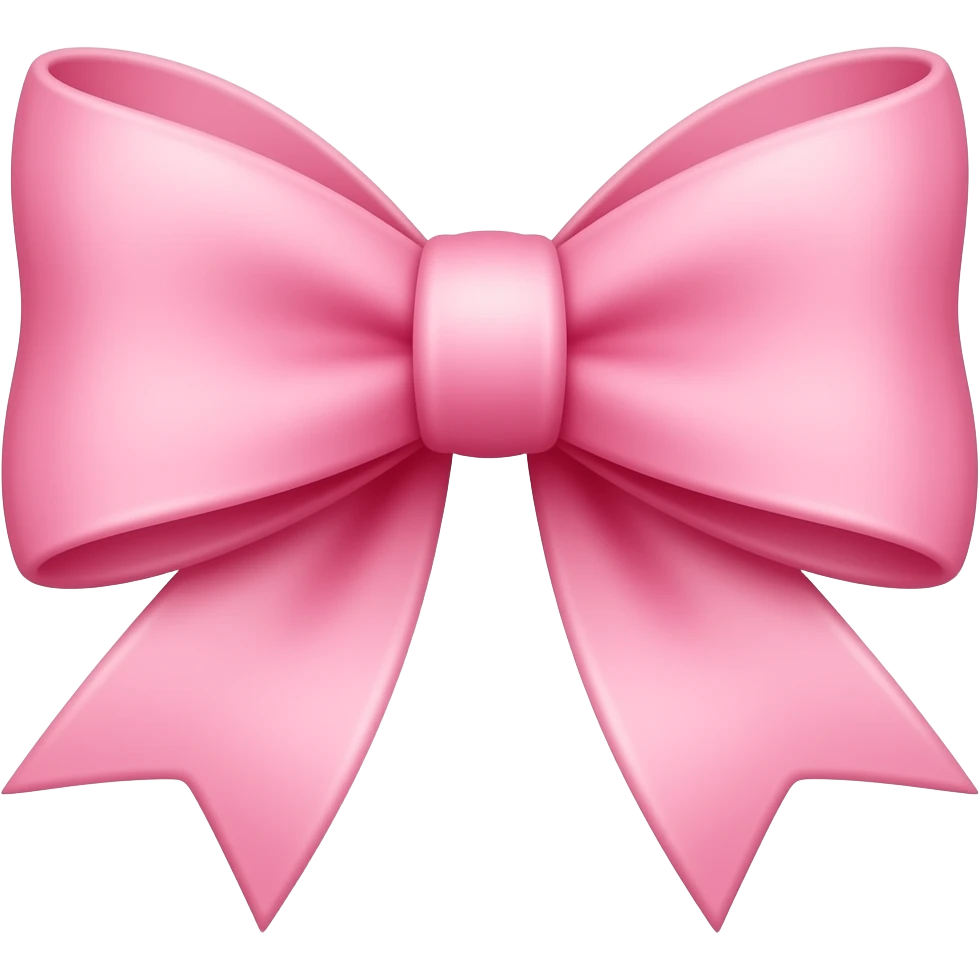 Sakura bow ribbon emoji
