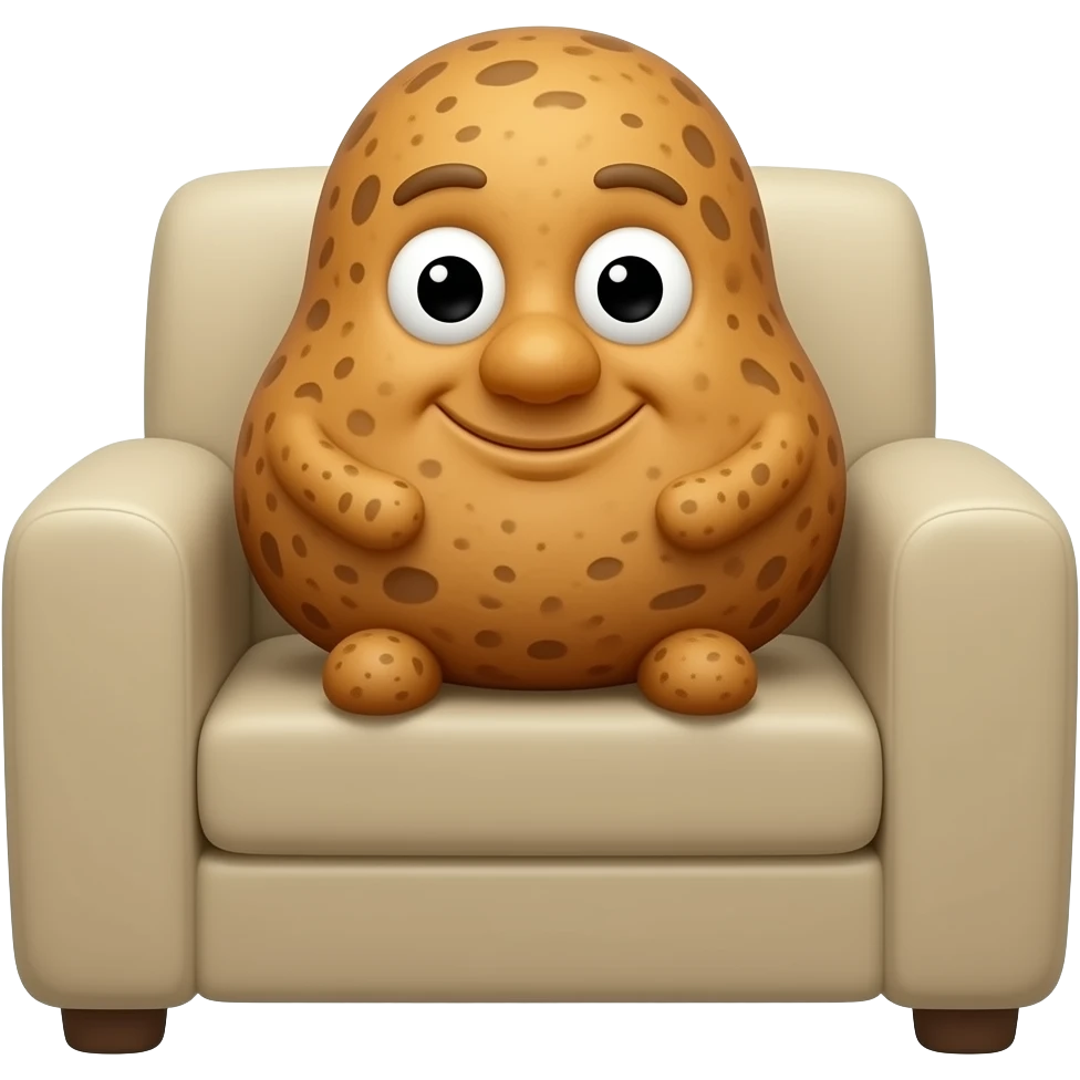 Couch potato emoji