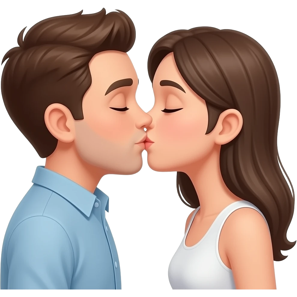 Kissing butt emoji