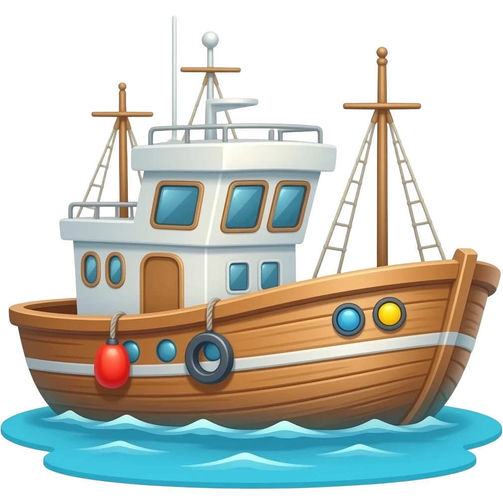 fishing boat emoji