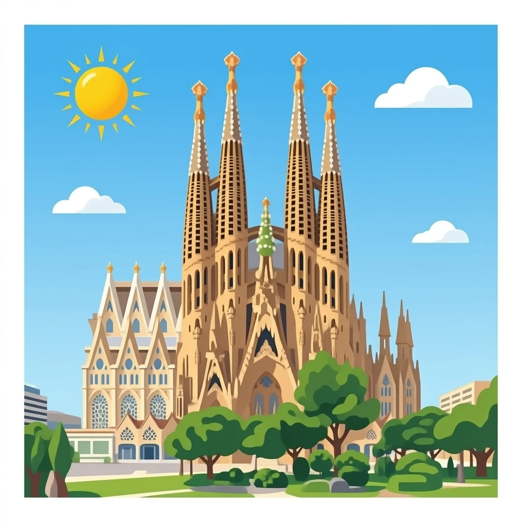 SAGRADA FAMILIA BARCELONA emoji