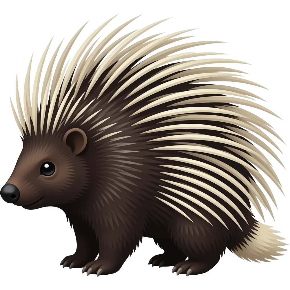 african porcupine emoji