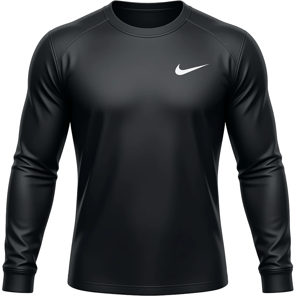 nike long sleeve shirt black emoji