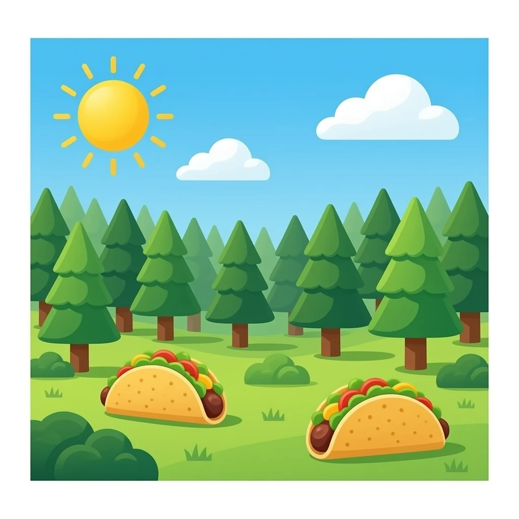 Taco forest emoji