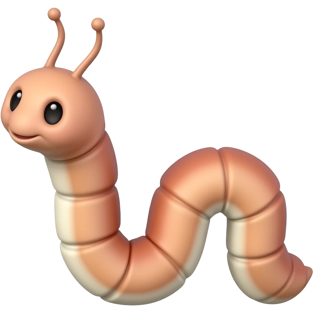 Worm emoji