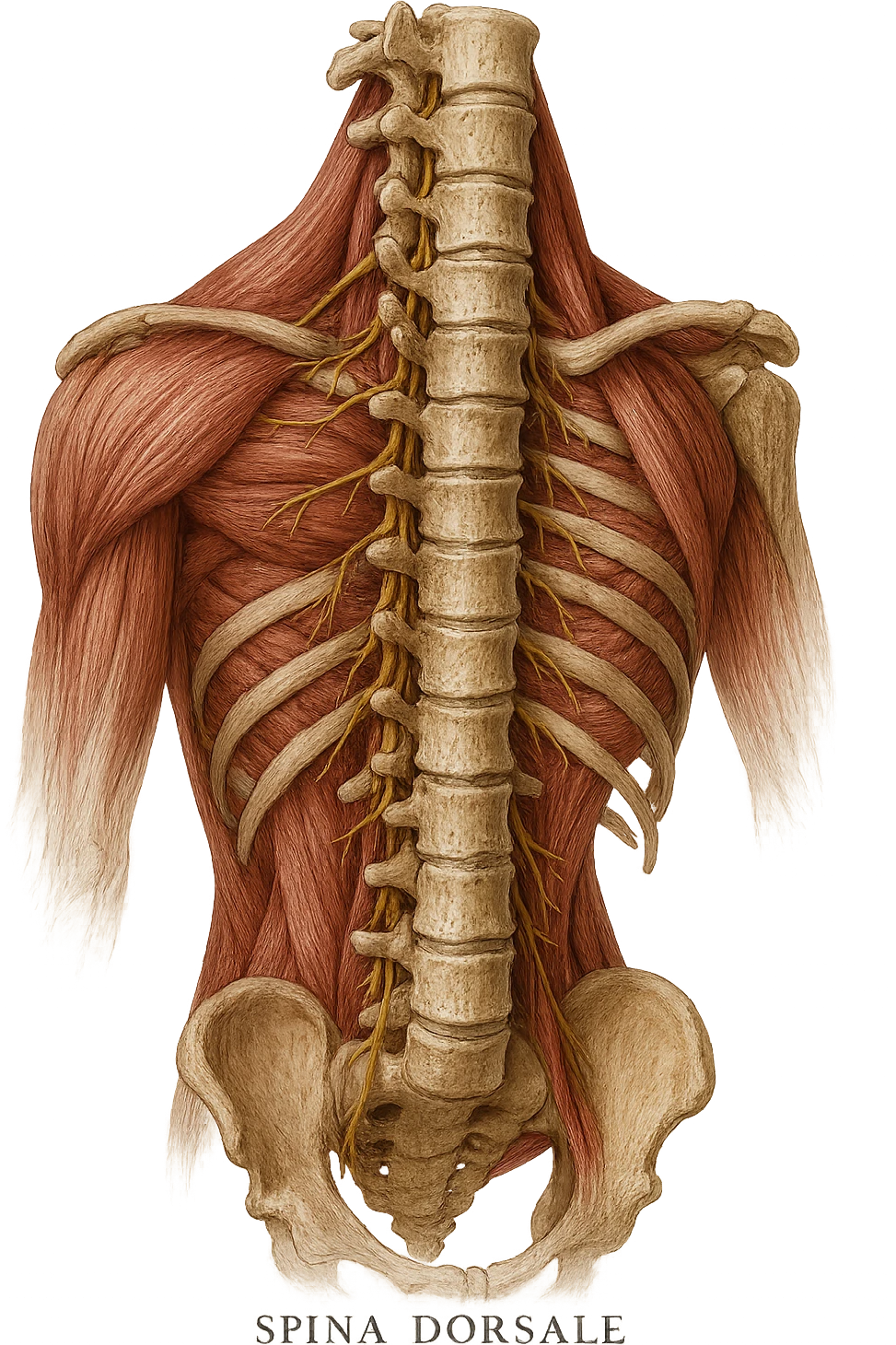 spina dosale anatomica iperrealistico emoji