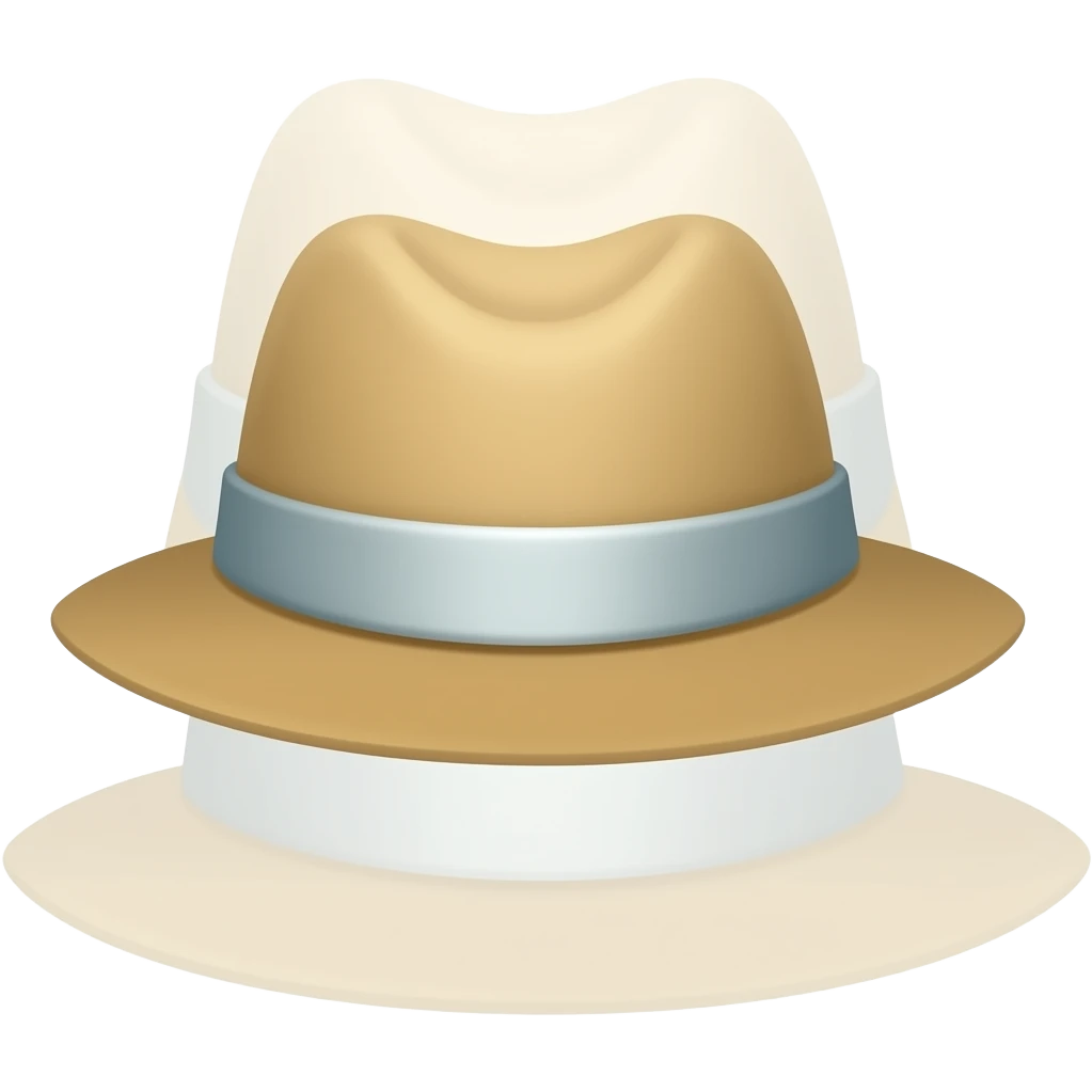 beach hat emoji