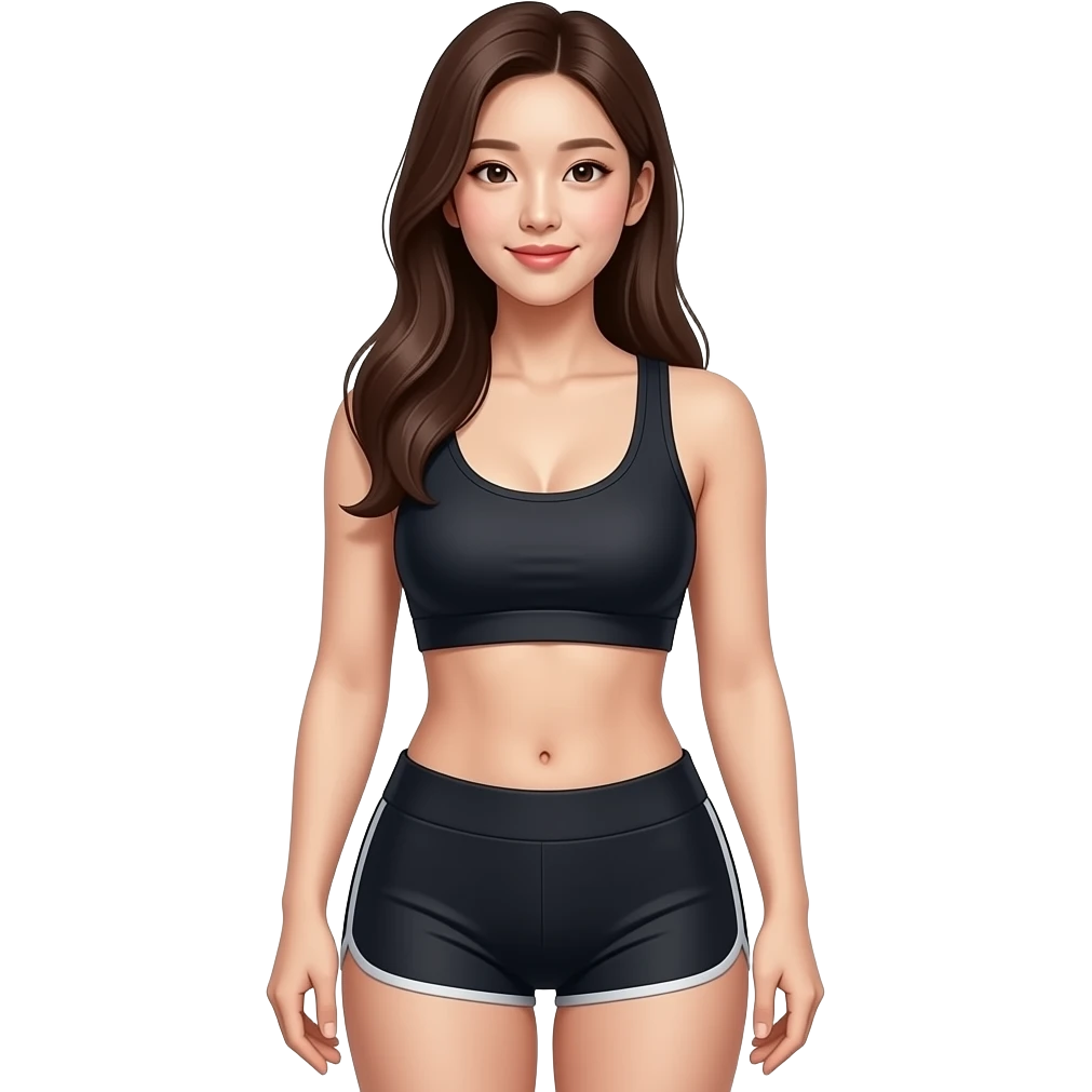 몸매가 좋은 한국 여자 emoji