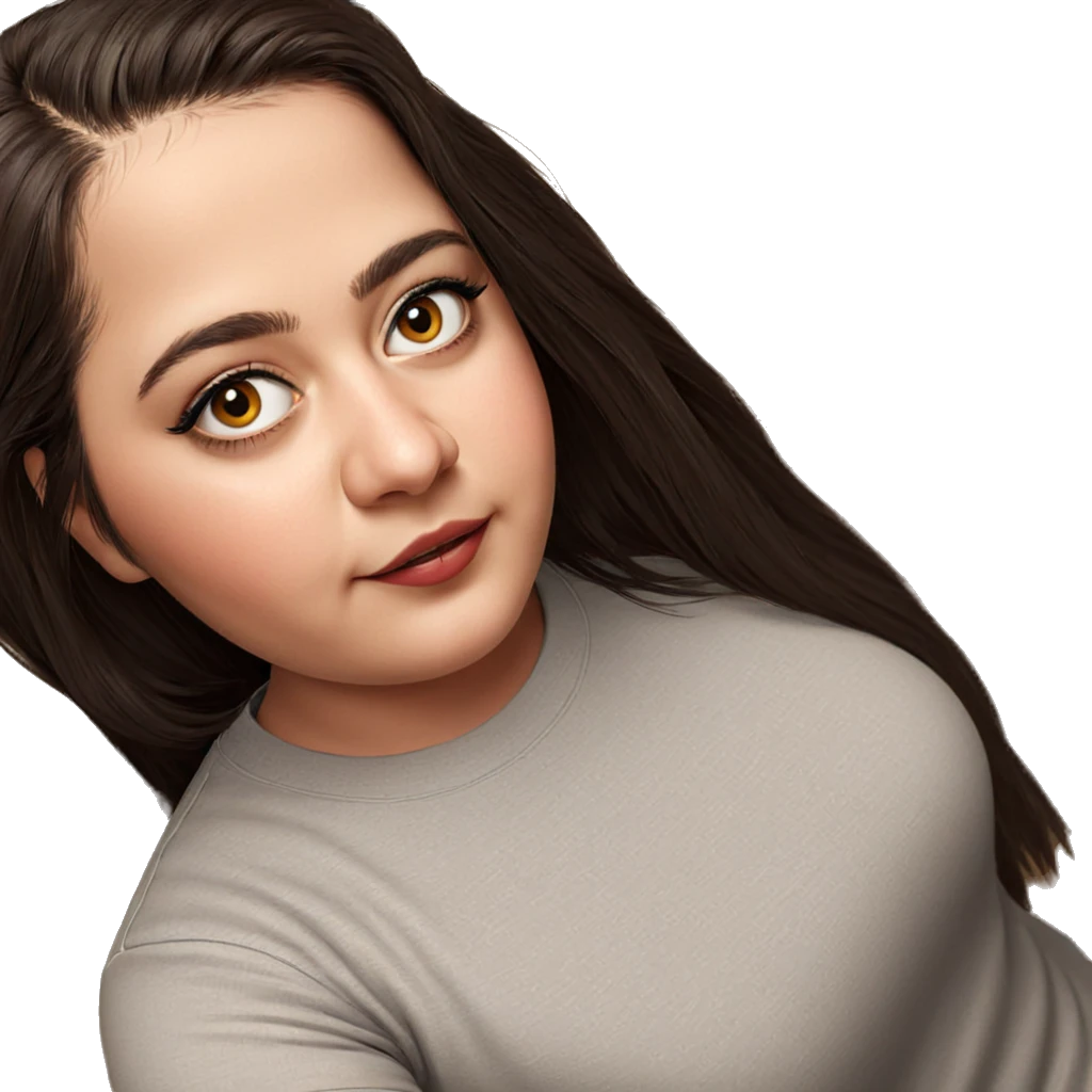 realistic portrait of girl emoji