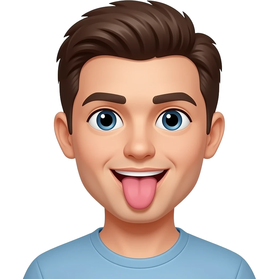 emoji :p dans le style du groupe de musique angine de poitrine emoji