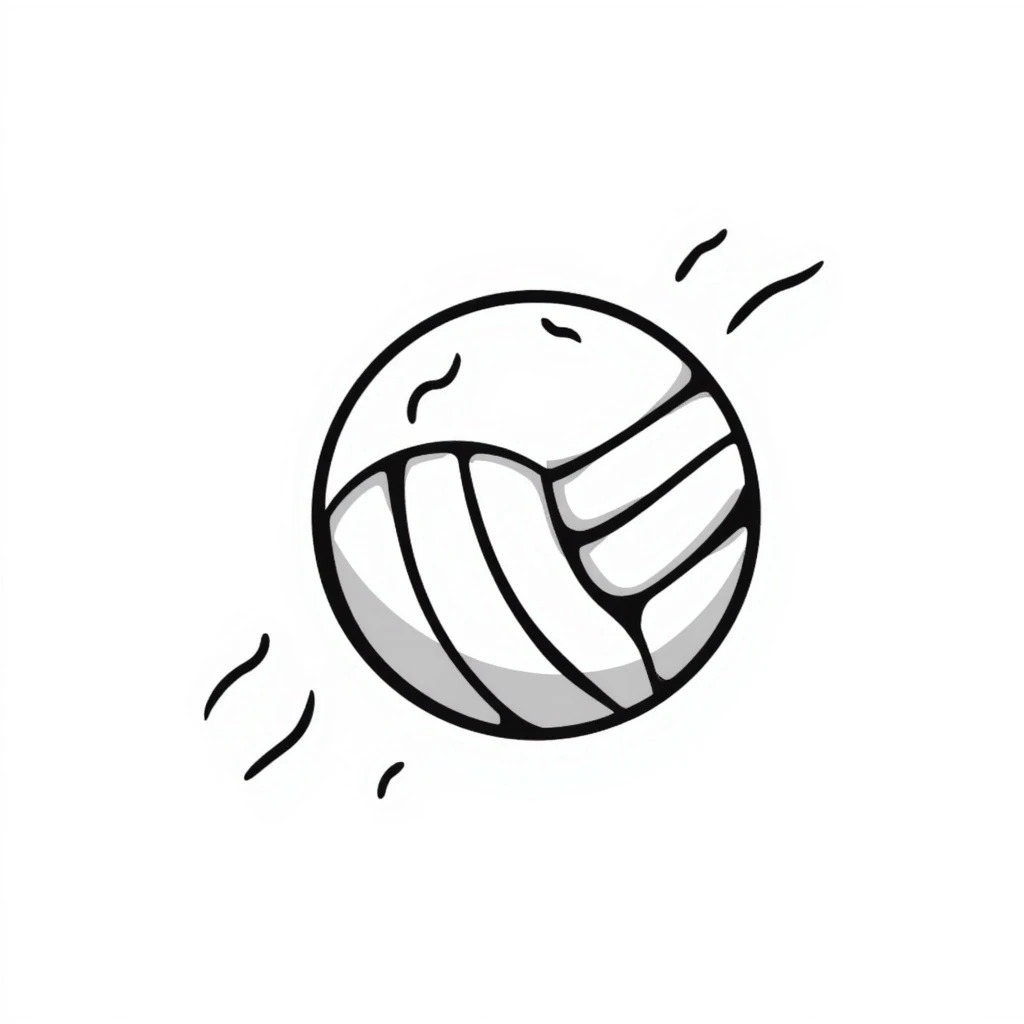 A volleyball emoji