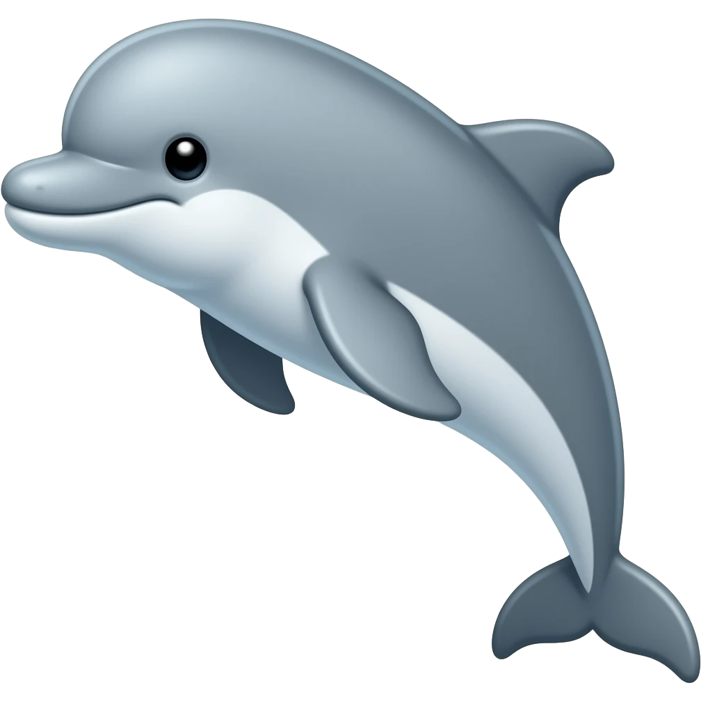 Cartoon porpoise emoji