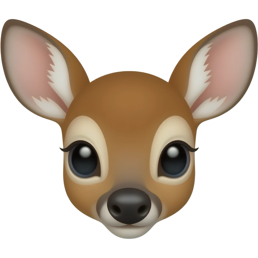 baby deer face emoji