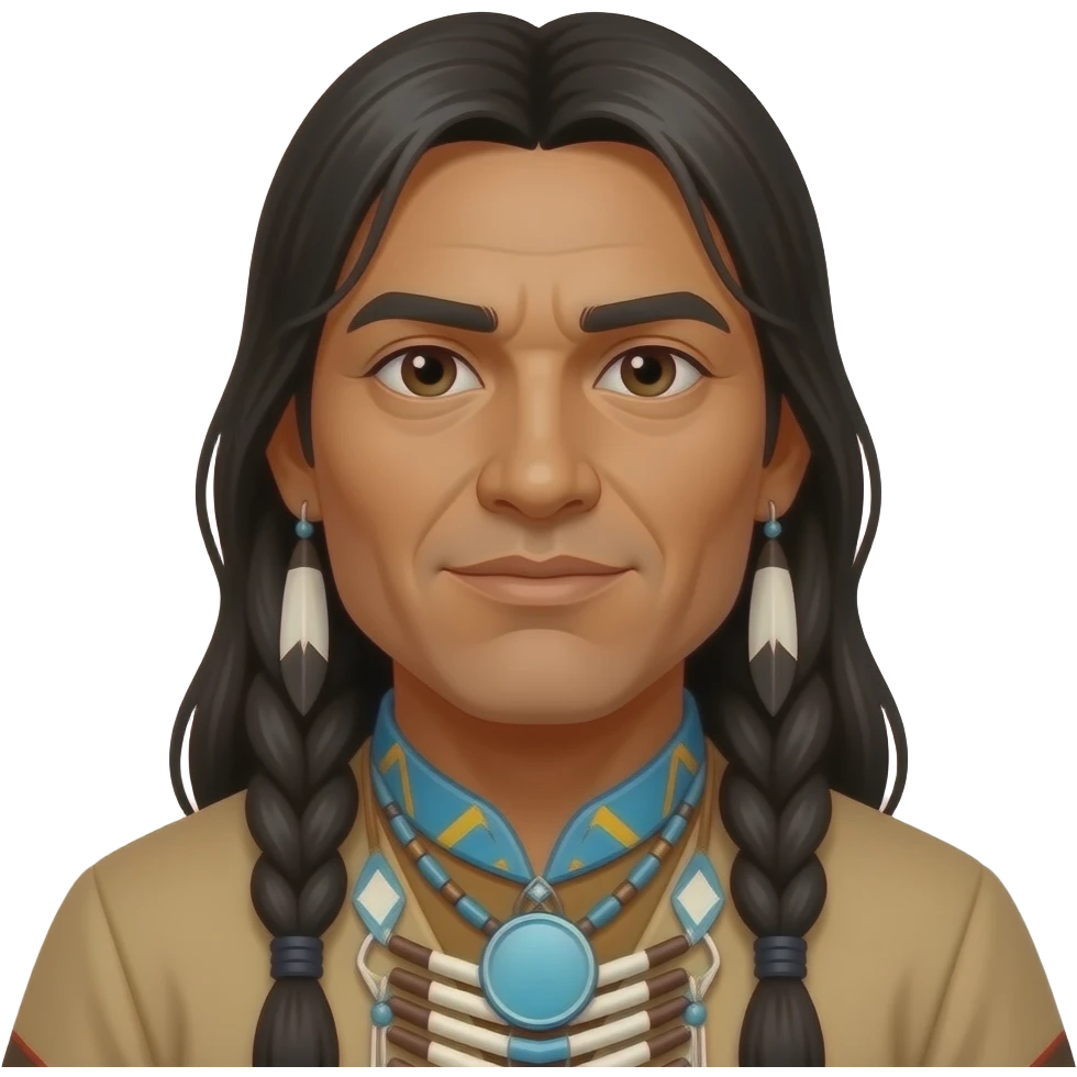 Native American man emoji