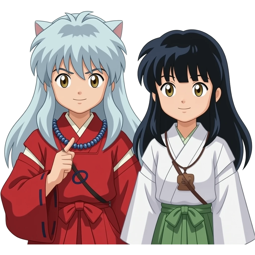 inuyasha and kagome emoji