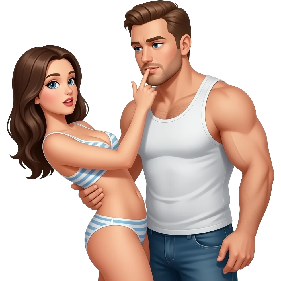 Naked girl get fucked by big dick guy in kitchen emoji