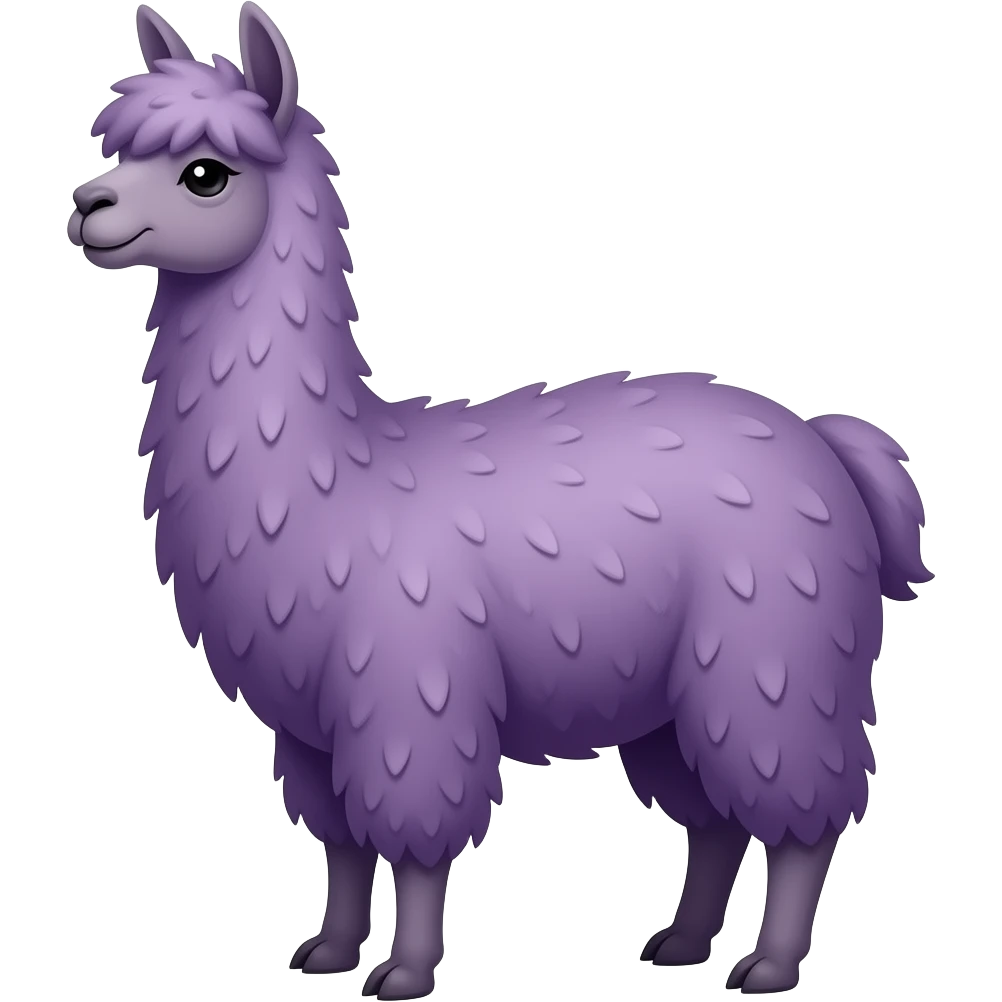 Llama morada emoji