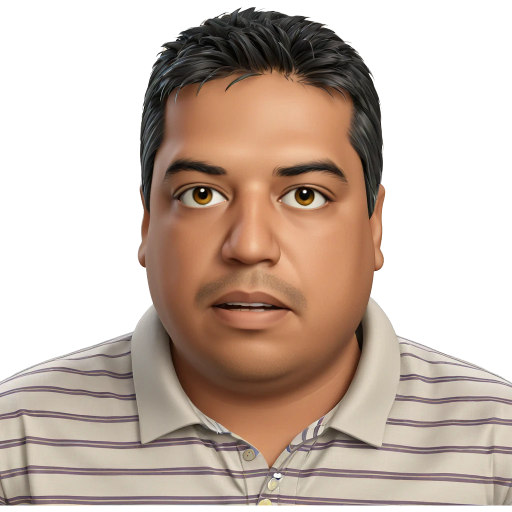 portrait of a striped shirt boy emoji