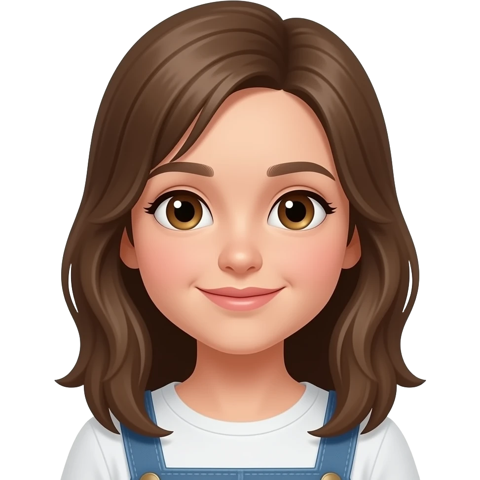 Can you make this look more like my daughter's face emoji