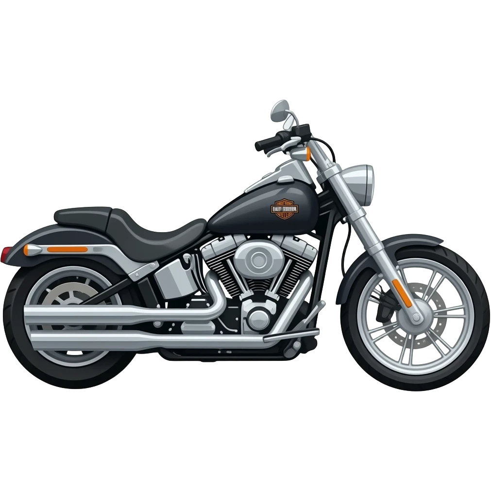 Harley Davidson Fat boy 114 emoji