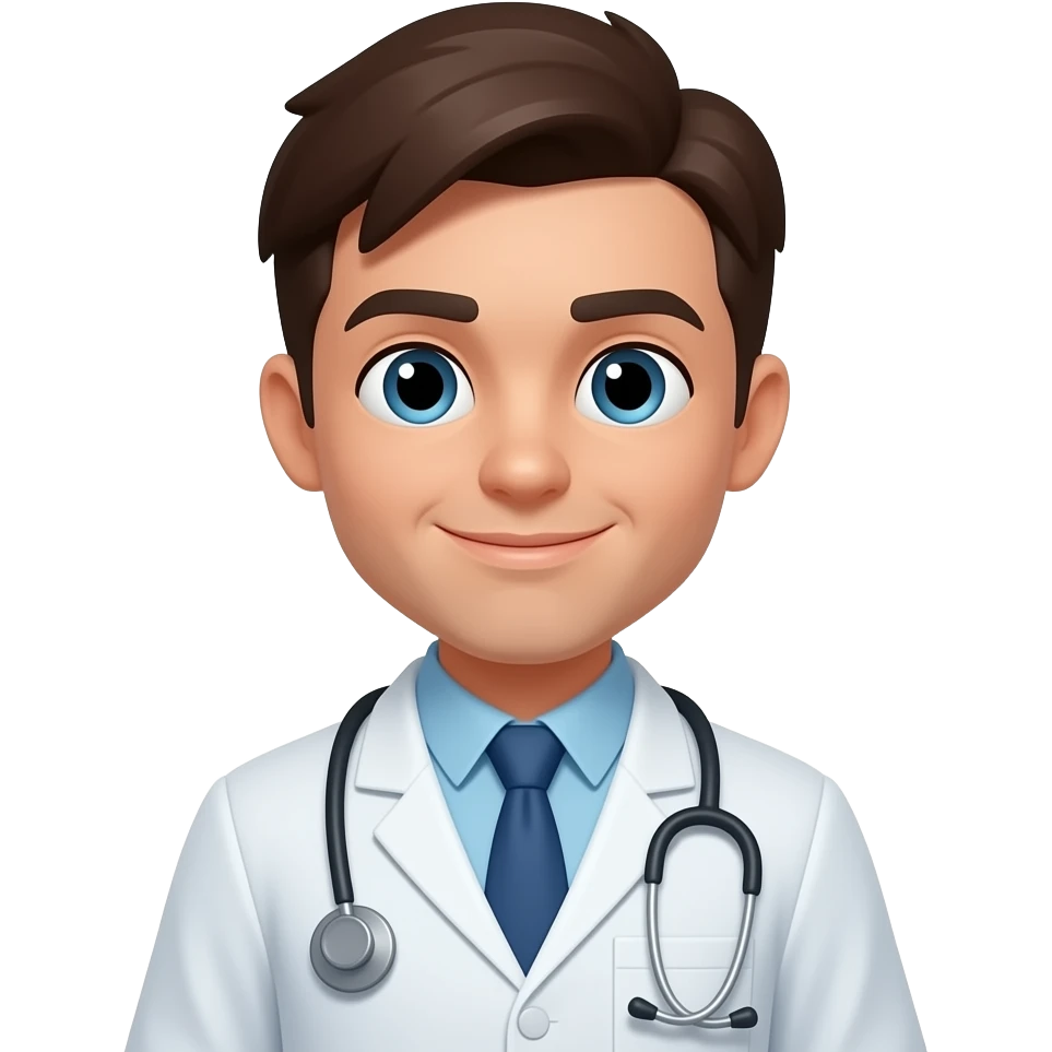 médico de pie emoji