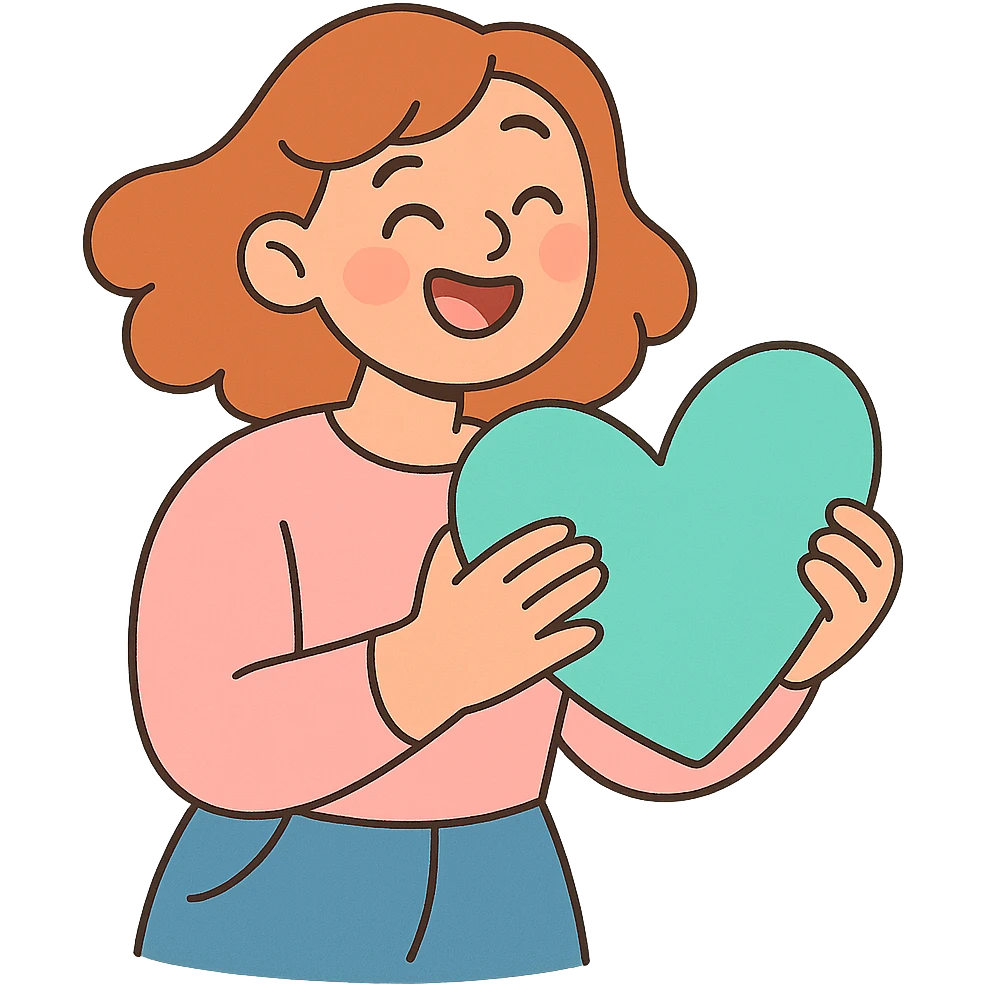 aquamarine heart, soft pastel, gentle shading emoji