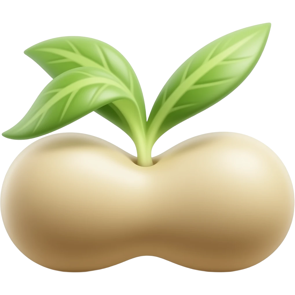 fat beansprout emoji