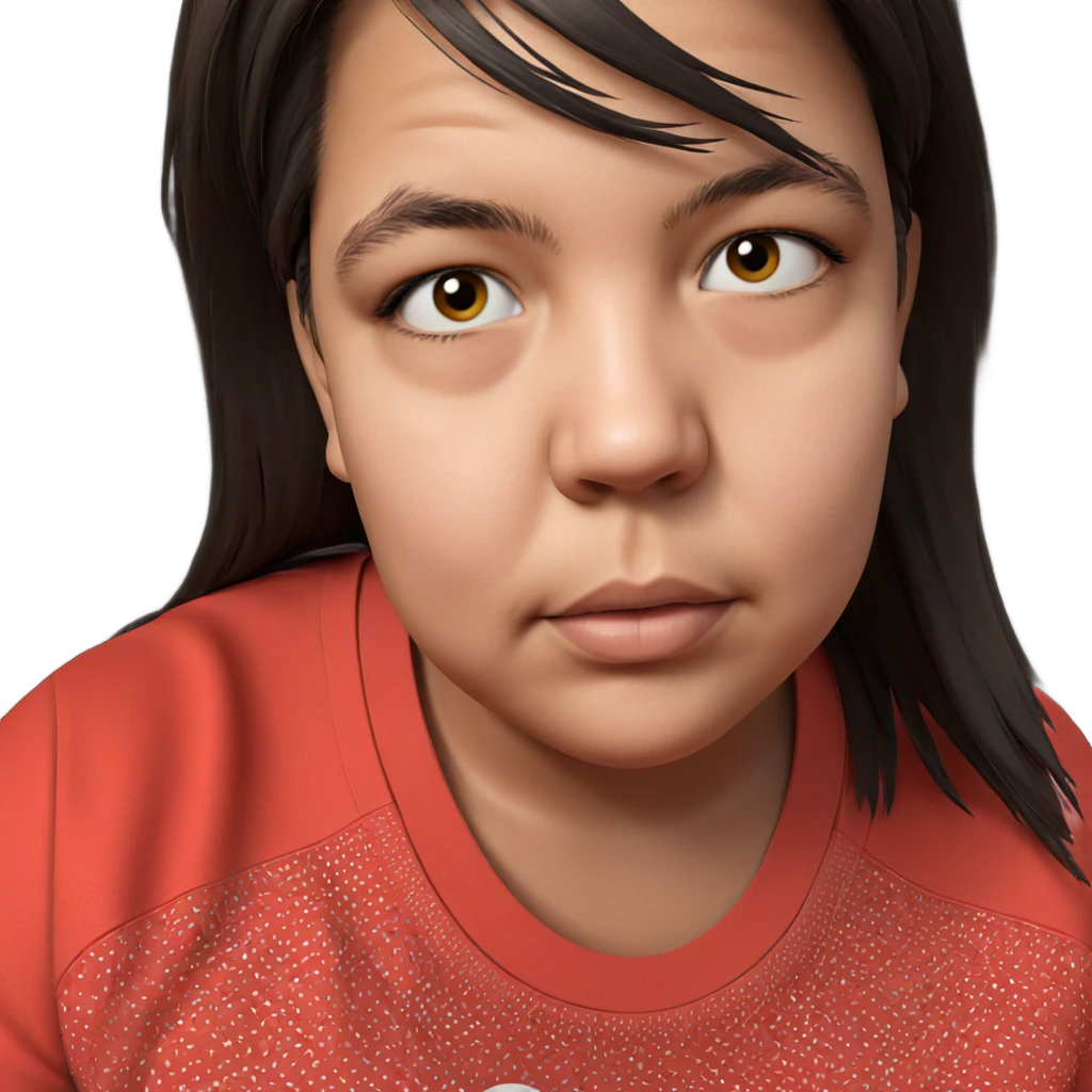 girl with earphones gazing emoji
