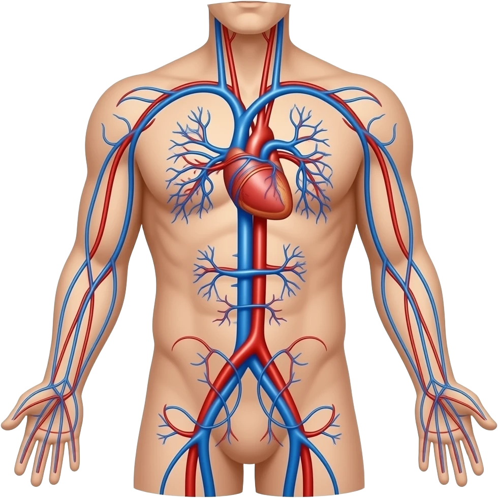 Cuerpo completo, sistema circulatorio emoji