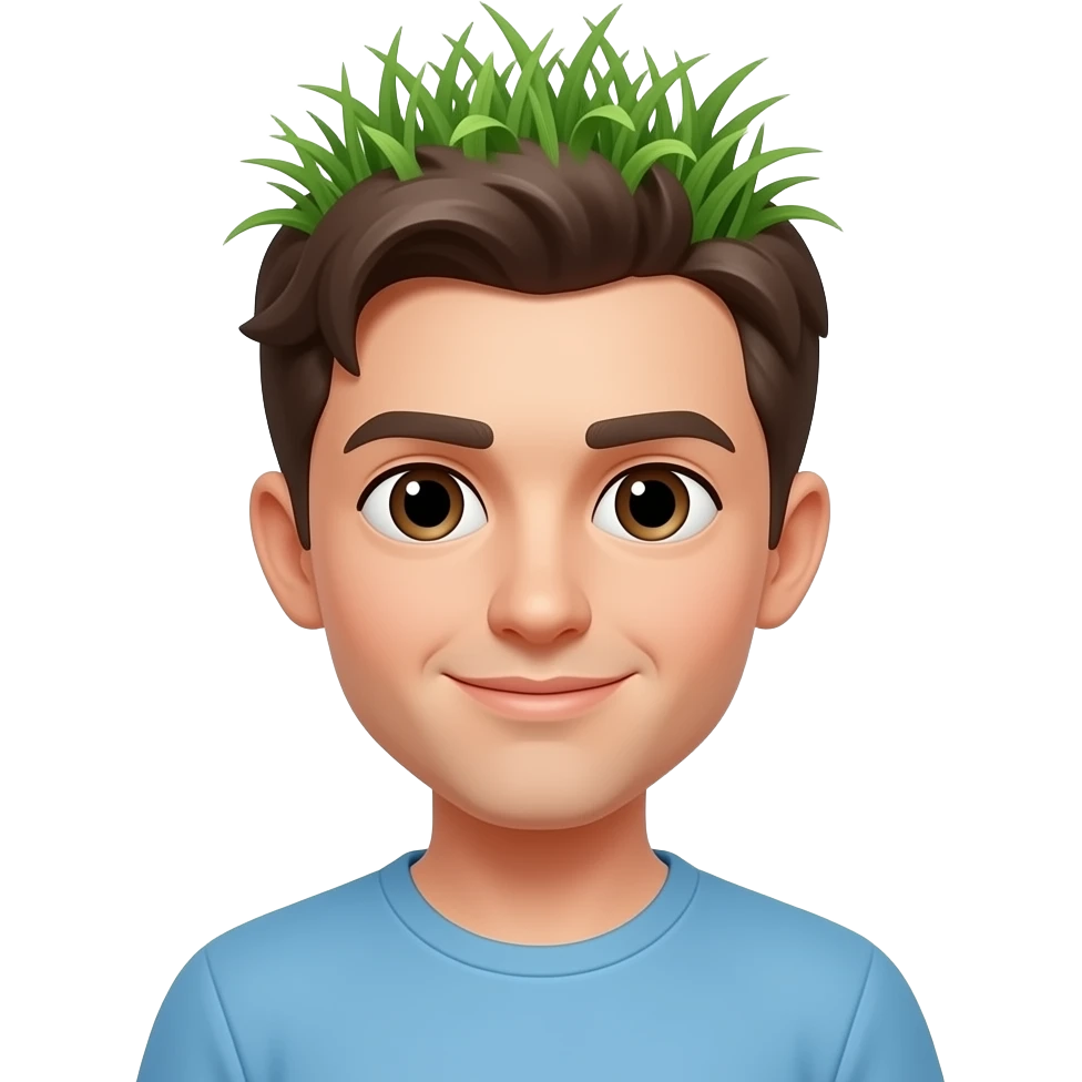 Üstündeki o küçük otlar nerde emoji