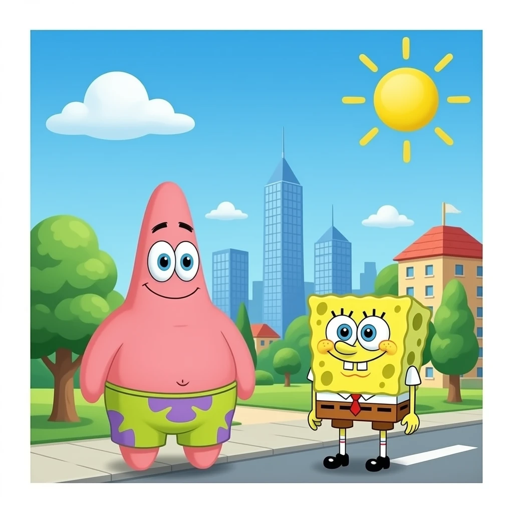cidade do bob esponja emoji