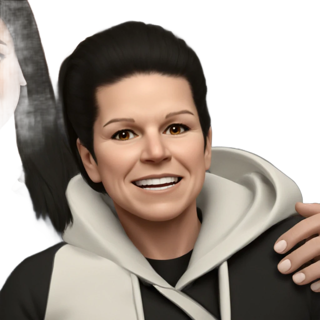 black hair duo portrait emoji