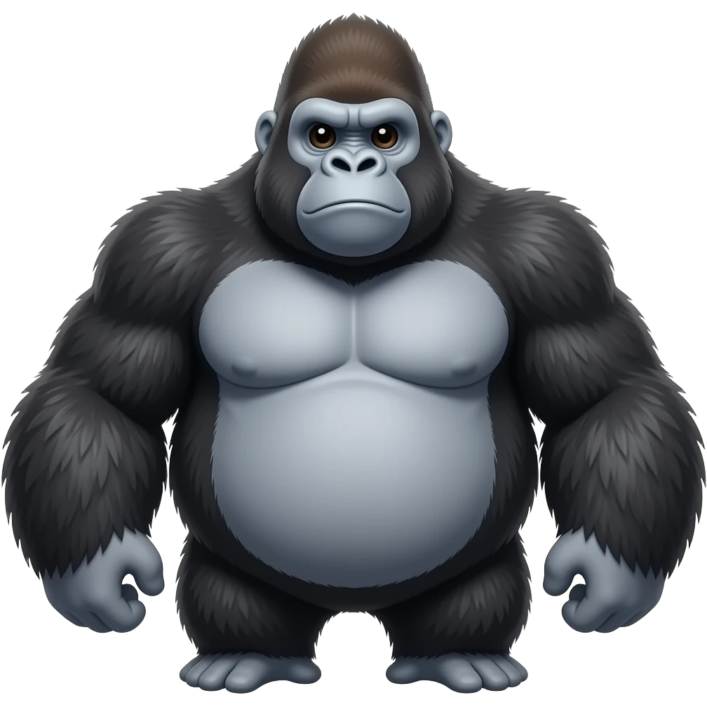 The gorrilla Bob cute fat super chubby  1000000000000 lbs emoji