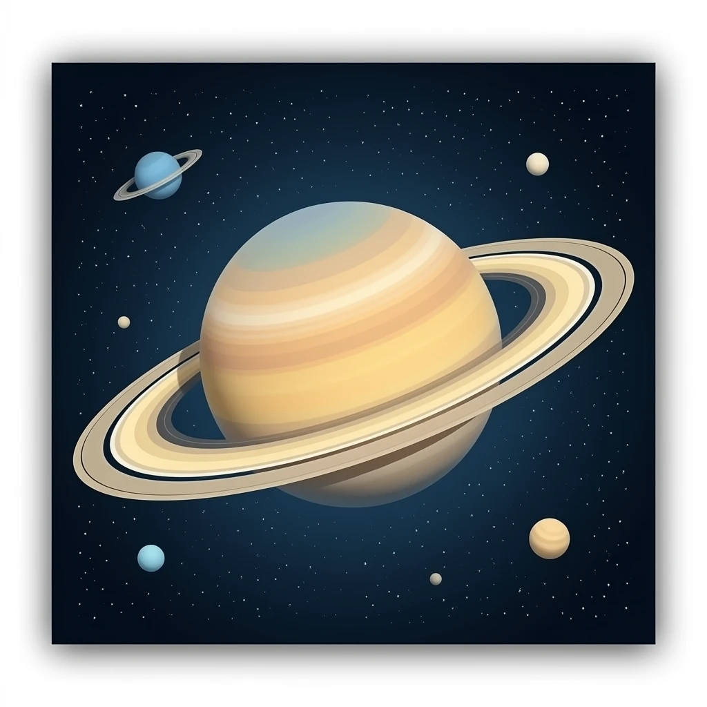 Uranus rings without background emoji