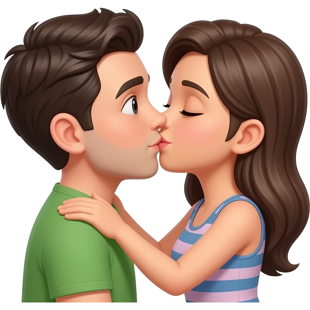 Donal trop y maduro besandose emoji