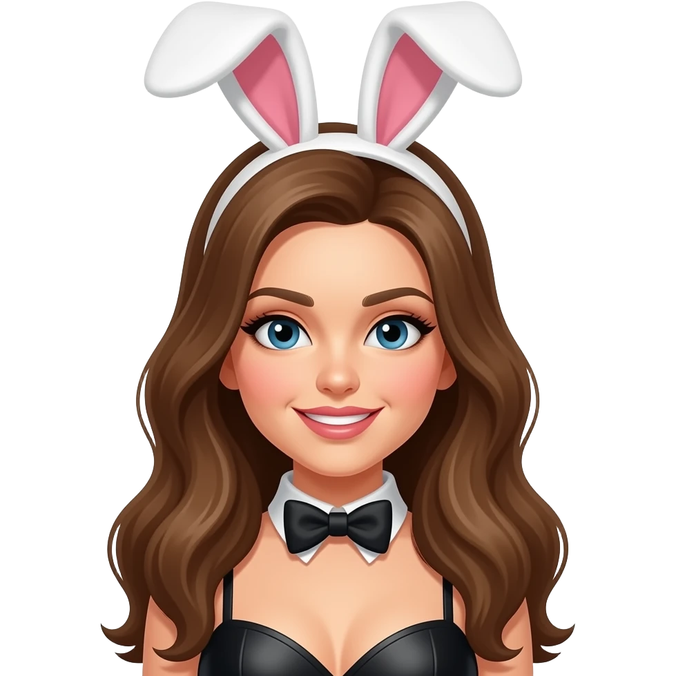 Playboy girl bunny emoji