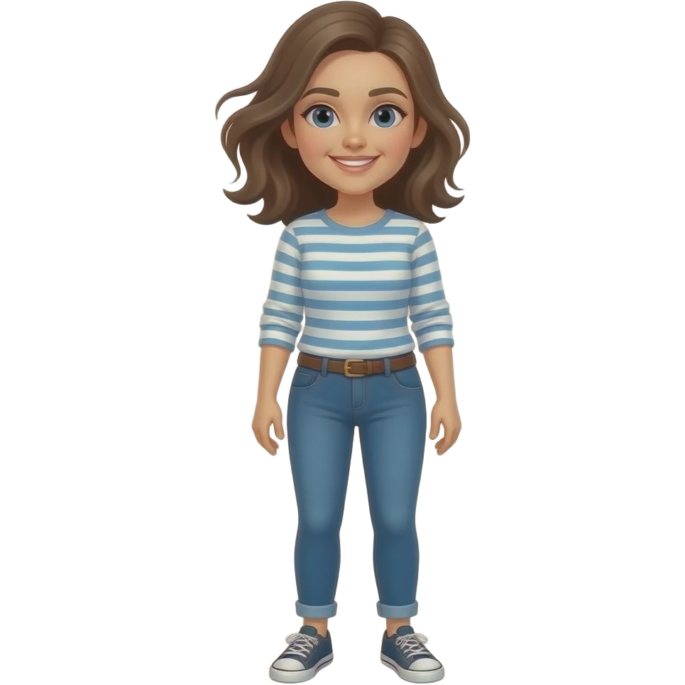 Woman with feet out emoji